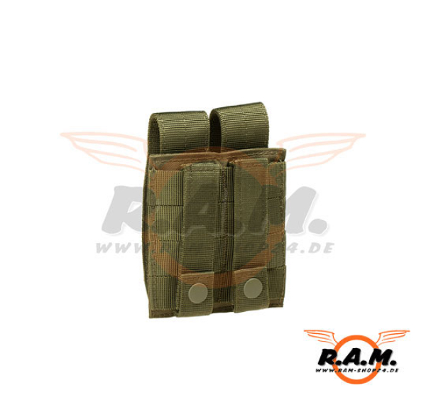 Double Pistol Mag Pouch OD