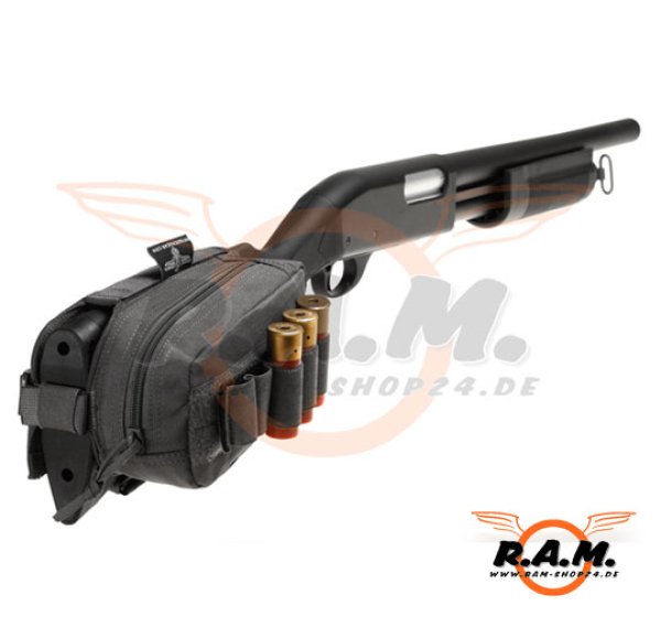 Stock Pouch ( Schafttasche) in Wolf Grey für Shotgun (Invader Gear)