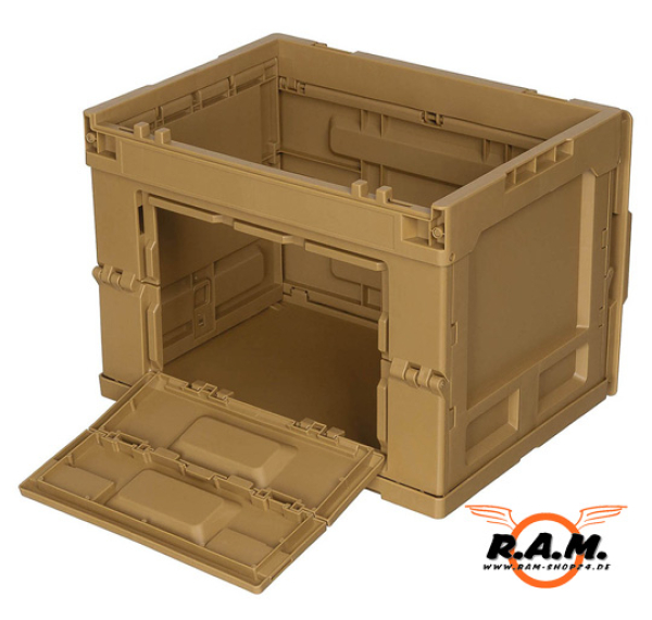 faltbare Klappbox, Transportbox in khaki/coyote, 20l