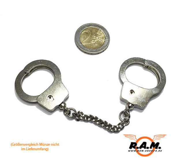 Schlüsselanhänger Mini Handschellen Deluxe