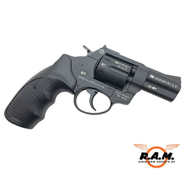 Zoraki Revolver R1 2,5'', 9mm R.K, schwarz