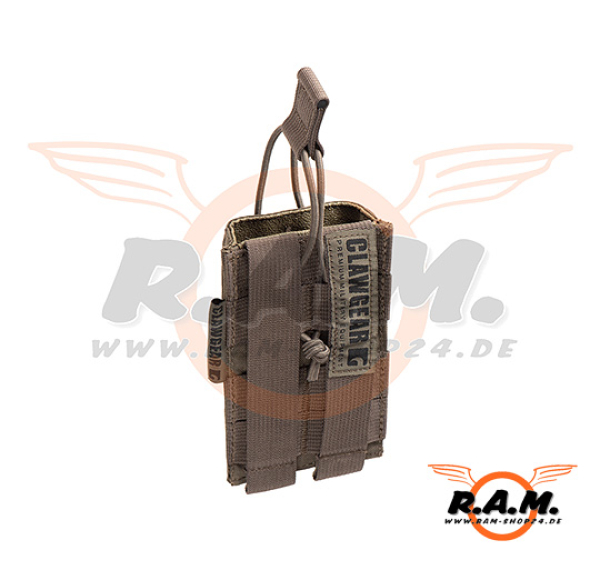 CLAWGEAR 5.56mm Open Single Mag Pouch Core, RAL7013