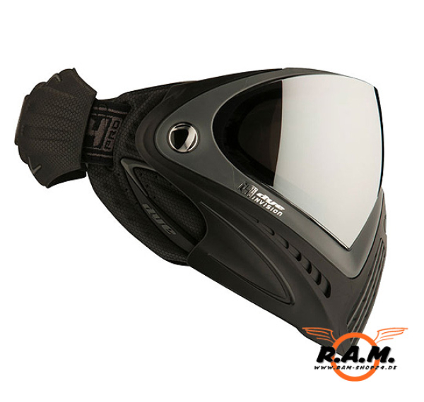 Paintball Maske DYE I4 Pro Thermal Shadow schwarz/grau