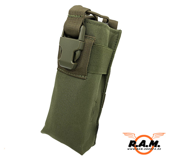 "MOLLE" Funkgerätetasche / Flaschentasche in Oliv