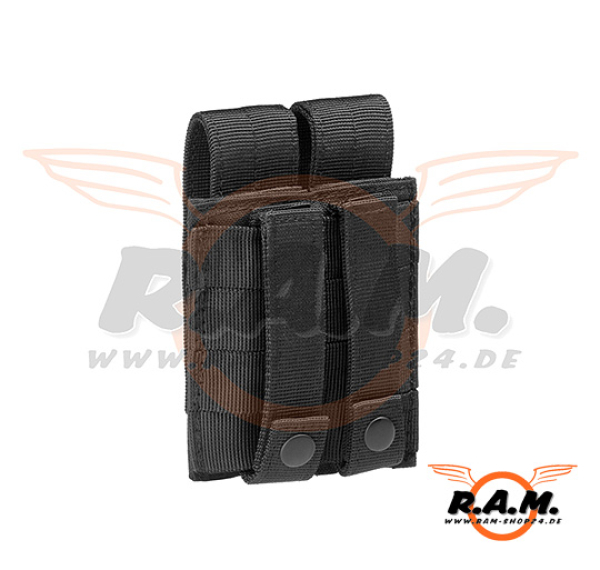Double Pistol Mag Pouch BLACK