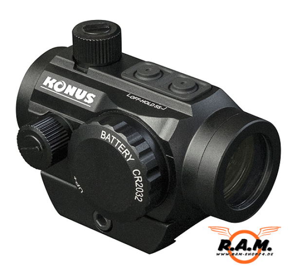 Konus Sight Pro Nuclear 1x22 Red Dot, schwarz