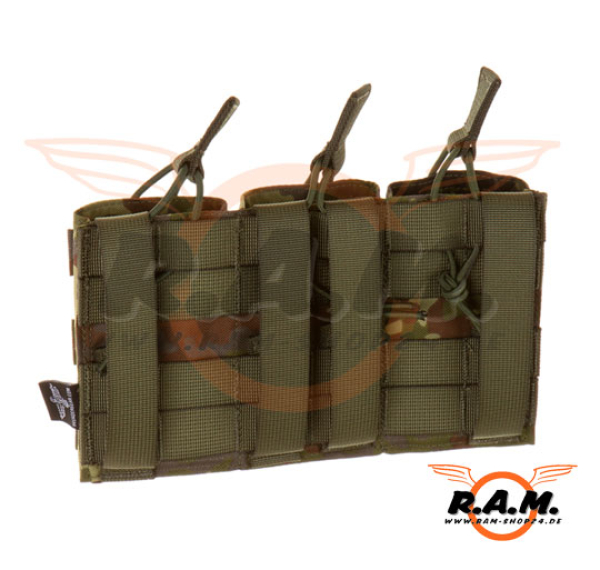 5.56 "Triple Direct Action"  dreifach AR15 Magazintasche, Flecktarn