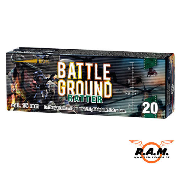Umarex Battle Ground Ratter, 20 Stück, Ratterpatronen, extra laut