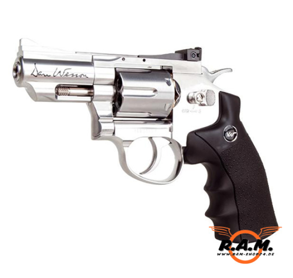 Dan Wesson 2.5" Revolver Kal. 4,5mm (.177) Pellets, Silber