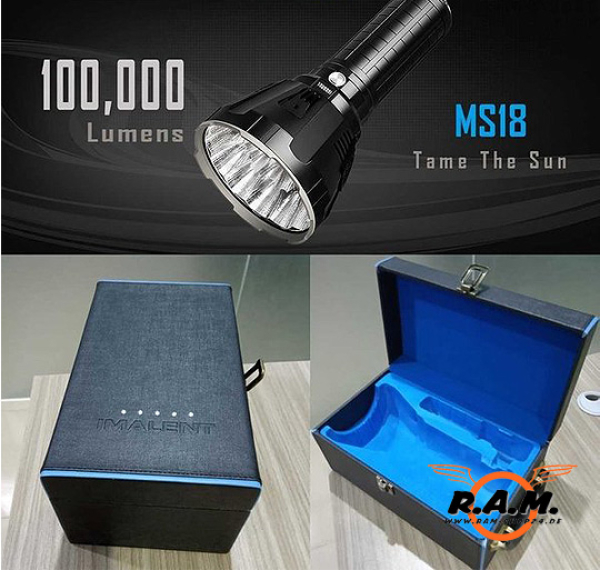 Imalent MS18 mit 100.000 Lumen