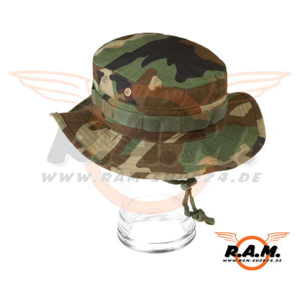 Invader Gear - Boonie Hat Woodland (L,XL - AUSLAUF)