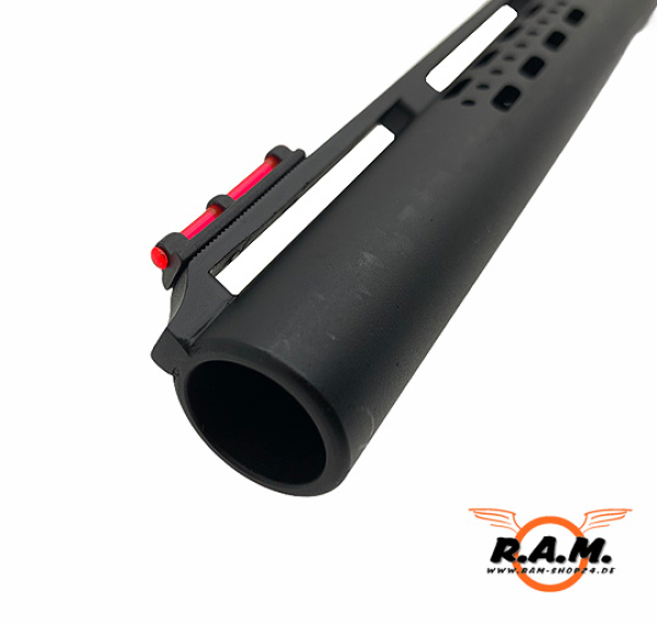 CAM870 - 19" Lauf mit Fiberglasoptik in schwarz