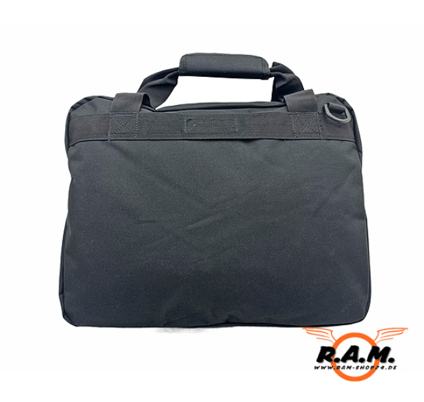 Akten-oder Zubehörtasche mit Laptop Bag, schwarz