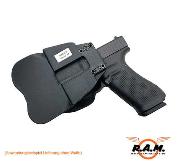Kydex Paddle Holster für Glock 17