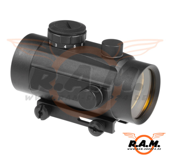 40mm Red Dot schwarz