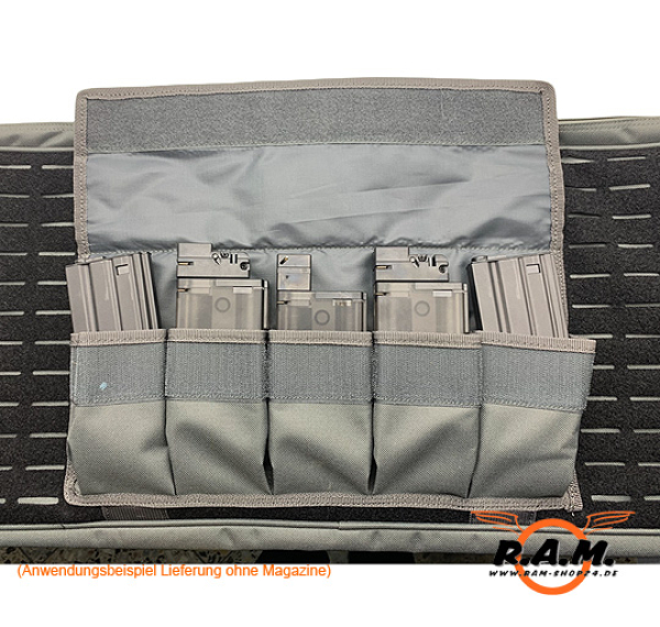 Valken 38" Zulu Patch Wall Waffentasche, grau (96 x 33 x 7cm)