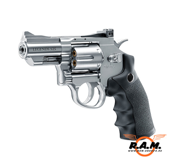 Legends S25 2,5" Revolver, Cal. 4.5mm Diabolo, Silber