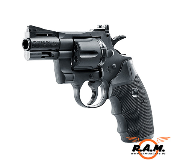 Colt Python 2,5", Cal. 4.5mm BB / Diabolos, Schwarz