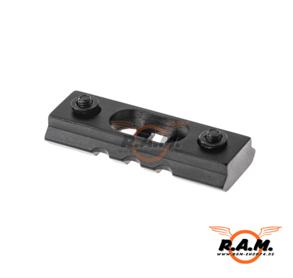 3 Slot Keymod 2.3" Aluminium Schiene, schwarz