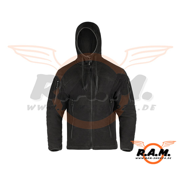 Fleece Hoodie Milvago, schwarz