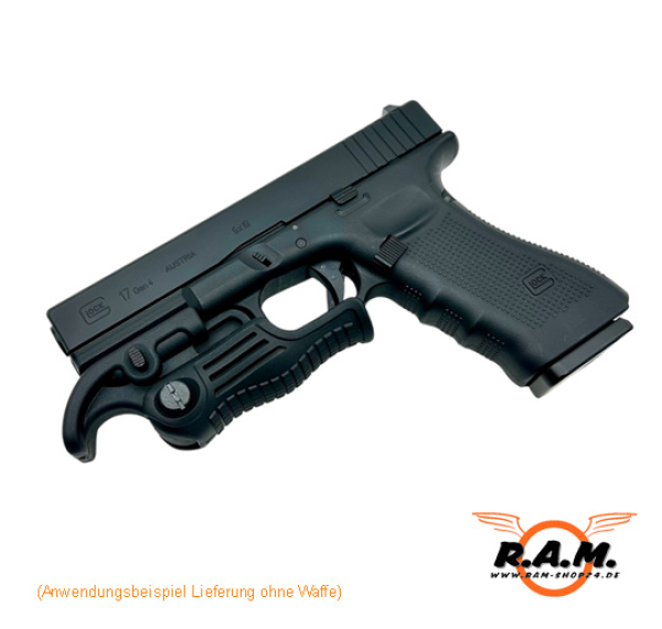 Tactical Folding Grip für Pistolen, schwarz