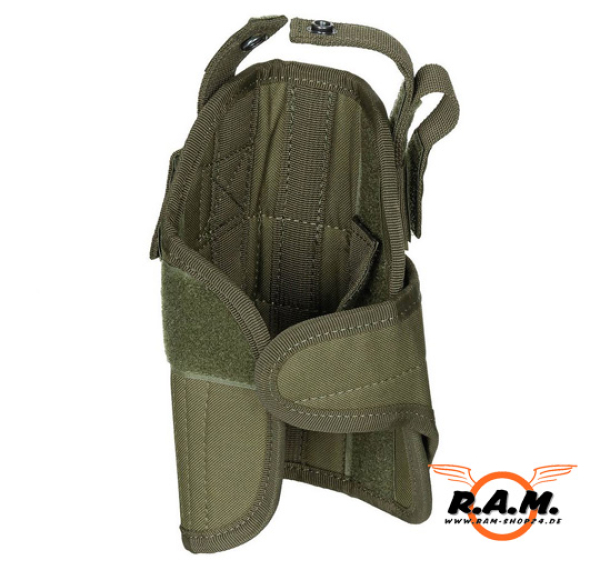 verstellbares Pistolenbeinholster, oliv