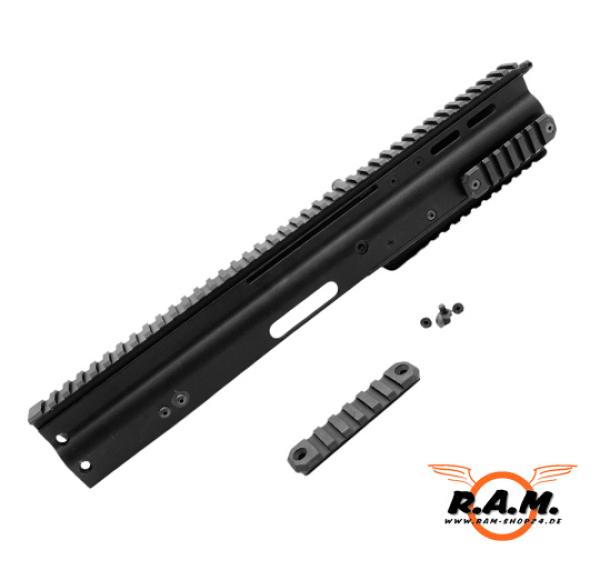 MAXTACT/HONOCORE TGR1 RAS Aluminium Rail System, Black