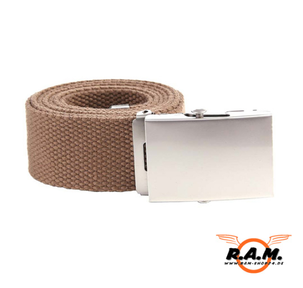 Outdoor Canvas Gürtel in Coyote– Robuster Web Belt für Freizeit & Outdoor