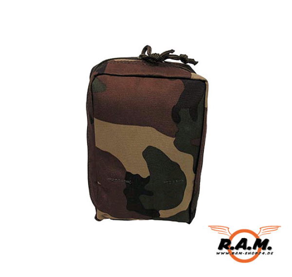 "MOLLE" Mehrzwecktasche, Modular System, klein, woodland