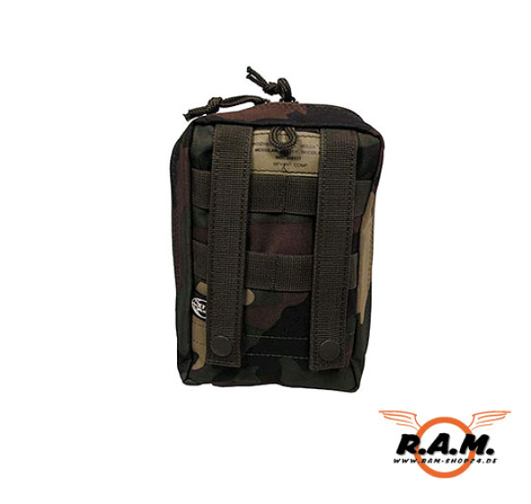 "MOLLE" Mehrzwecktasche, Modular System, klein, woodland