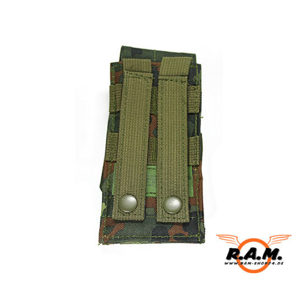 Molle AR15/M4/M15 Magazintasche (passend für R-Serie), flecktarn