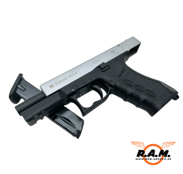 Zoraki 917 9mm P.A.K. matt chrom