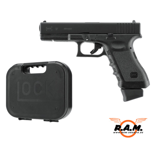Airsoftpistole GLOCK 17 Deluxe, 6mm BB, Co2