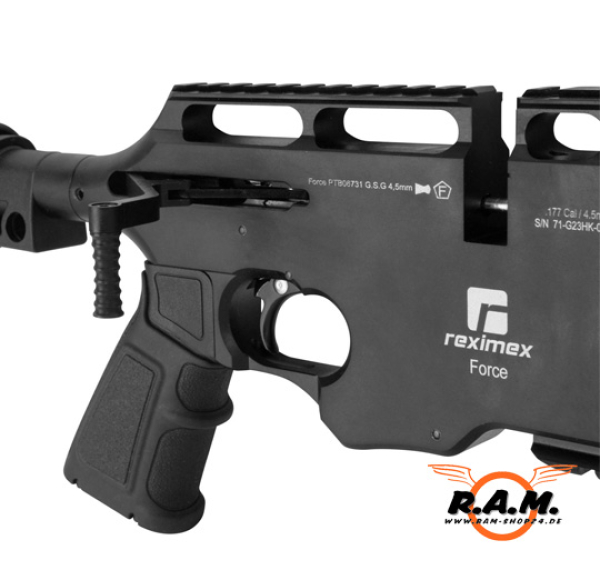 Reximex Druckluftgewehr (Pressluft) Reximex Force 1, 4,5mm, PCP, schwarz