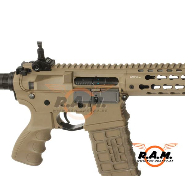 G&G Airsoft Sturmgewehr CM16 E.T.U. SRXL 0.5J, Desert