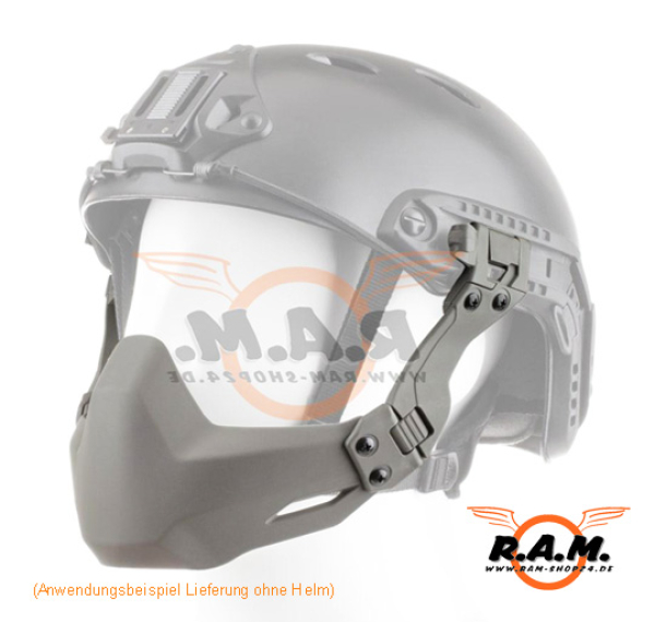 FMA Halbmaske II für Fast Helme, Foliage Green