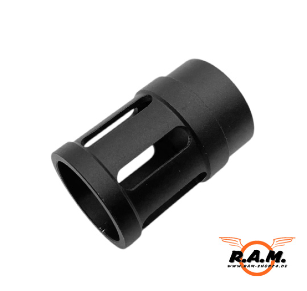 M4 Mündungsfeuerdämpfer/ Muzzle Brake, cal. 0.68 (22x1mm)