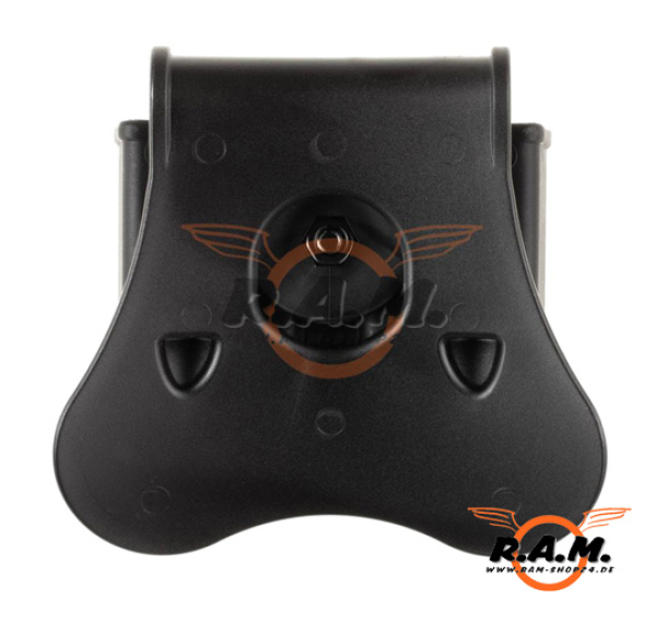 Doppelte Magazintasche für WE /KJW /TM 17 / 19, schwarz