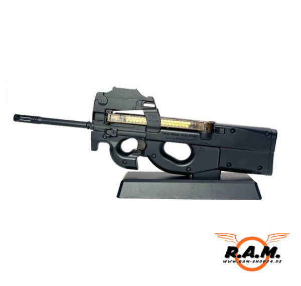 GOATGUNS Miniatur Modell FN PS90 Carbine, schwarz (Set)