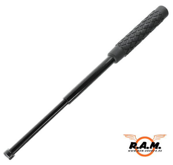 Perfecta Teleskopschlagstock inkl. Gürtelholster, schwarz, 16"