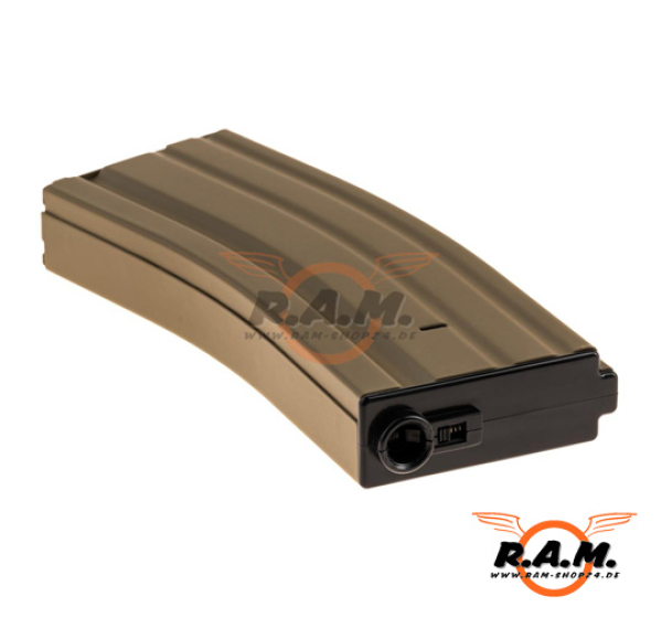 Pirate Arms Magazin M4 Midcap 150rds, Tan