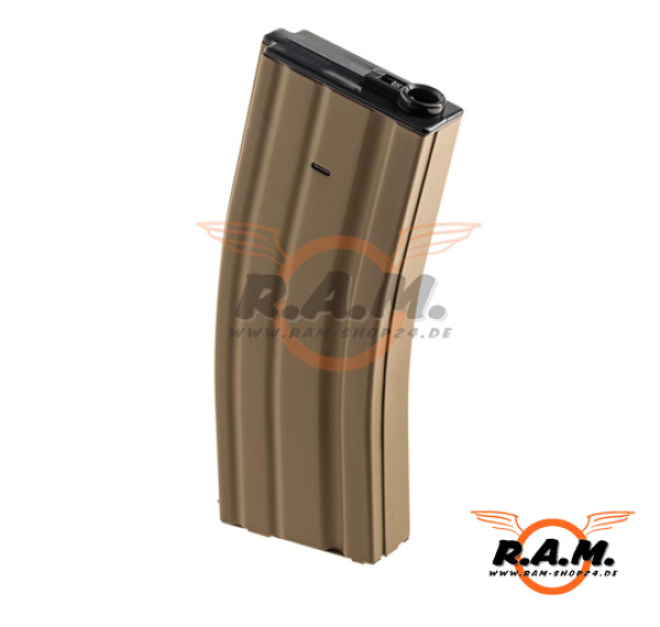 Pirate Arms Magazin M4 Midcap 150rds, Tan