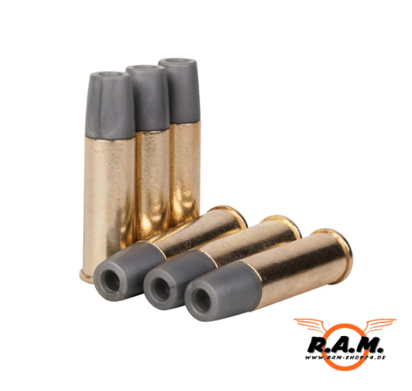 Schofield Revolver Hülsen. 6x1 Schuss, 4,5mm BB CO2