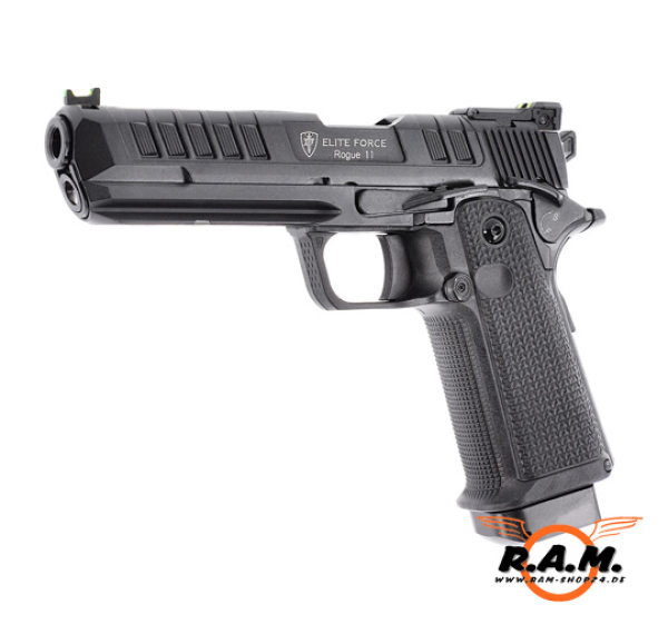Airsoftpistole Elite Force Rogue 1, CO₂ 6 mm BB (1,3 J)  schwarz