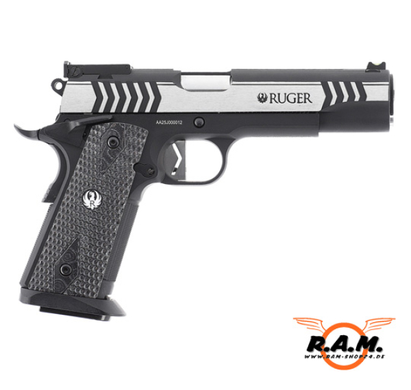 Softairpistole Ruger SR1911 Competition, 6mm BB, CO2, BB Two-Tone-Finish