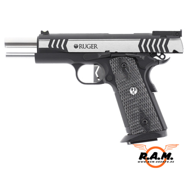 Softairpistole Ruger SR1911 Competition, 6mm BB, CO2, BB Two-Tone-Finish