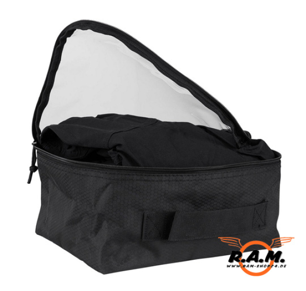 Sechseck Organizer Transparent – Groß – MOLLE Organizer für Ausrüstung & Zubehör, schwarz
