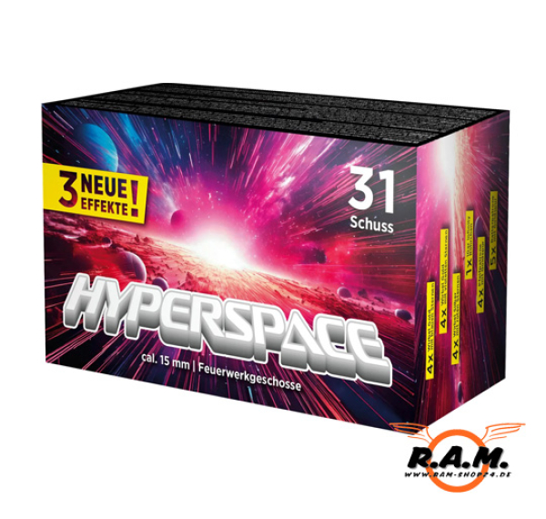 Umarex Hyperspace – 15 mm Pyrotechnik-Sortiment, 31 Stück