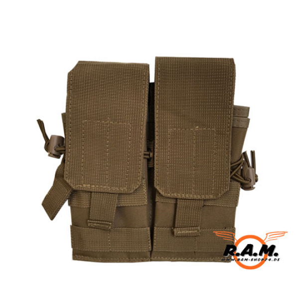 SOLIDCORE - M4 Magazintasche in Coyote für bis zu 4x M4 Magazine