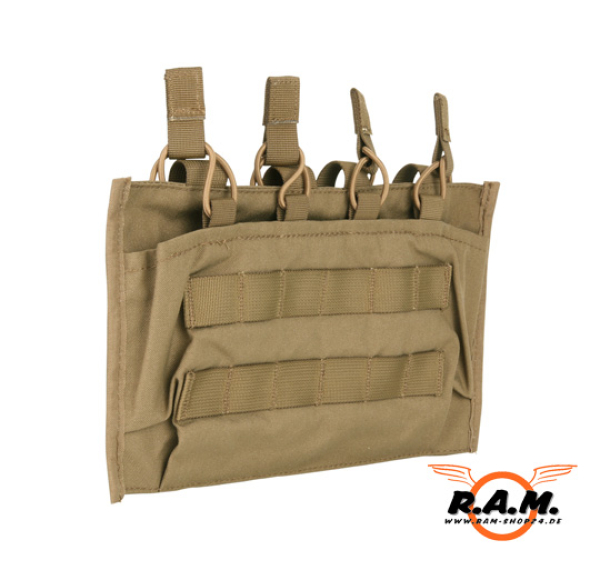 Solidcore 4er Molle Magazintasche für M4 Magazine, tan/coyote